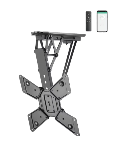 זרוע חשמלית תקרתית מתקפלת חכמה לגודל מסך עד 55″