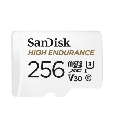 כרטיס זיכרון SanDisk High Endurance microSD 256GB