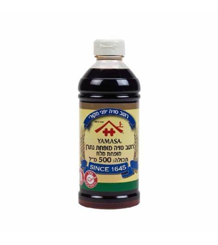 YAMASA SOY SAUCE MILD 500ML - רוטב סויה יאמאסה רגיל 500 מ