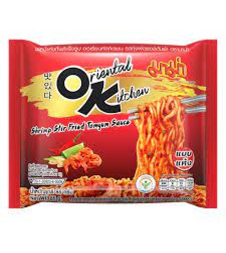 NOODLES SHRIMP STIR FRIED TOMYUM SAUCE FLAVOR 85GR - תבשיל אטריות חיטה בטעם חסילונים להכנה מהירה 85 גרם