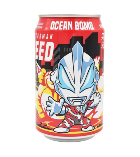 OCEAN BOMB YOGURT DRINK PEACH FLAVOR 320ML - משקה בטעם יוגורט ואפרסק 320 מ