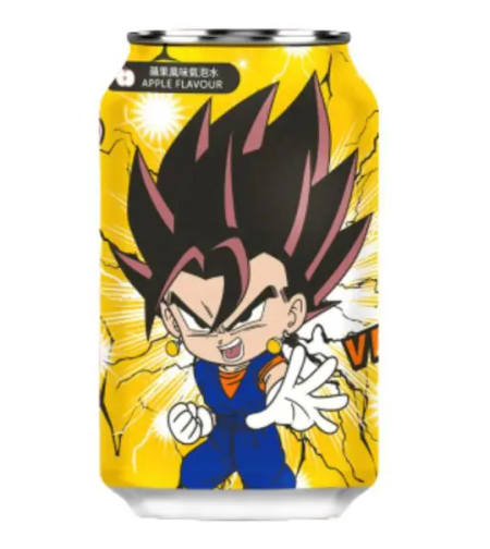 OCEAN BOMB SPARKLING WATER APPLE FLAVOR 330ML - משקה מוגז בטעם תפוח 330 מ