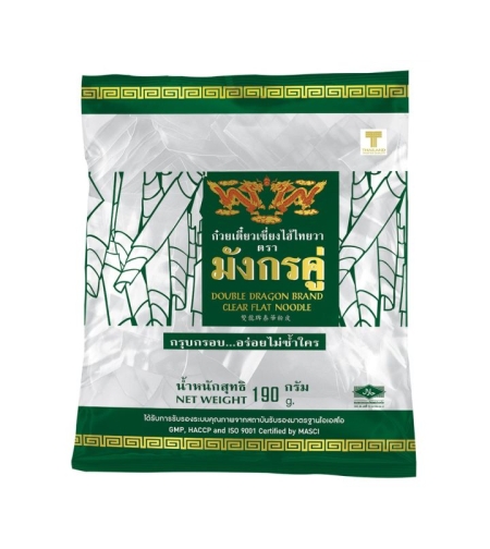 CLEAR FLAT NOODLE 190GR -  שבבי דפי שעועית 190 גרם