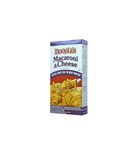 DOODLE'S MACARONI AND CHEESE 206GR - ארוחת מקרוני עם רוטב גבינה 206 גרם