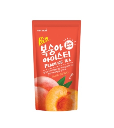 BIG PEACH ICE TEA 340ML - משקה בטעם אפרסק 340 מ