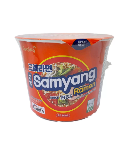 SAMYANG RAMEN BIG BOWL 115GR - אטריות להכנה מהירה סאמיאנג 115 גרם