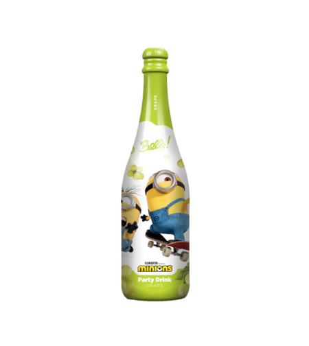 GRAPE PARTY DRINK 750ML - משקה מוגז בטעם ענבים 750 מ