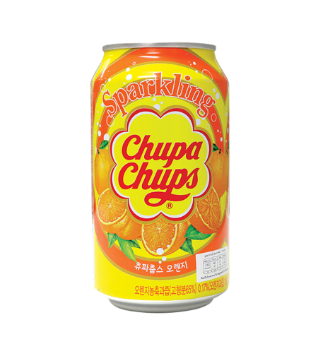 NAMYANG CHUPA CHUPS SPARKLING ORANGE 345ML - משקה מוגז בטעם תפוז 345 מ