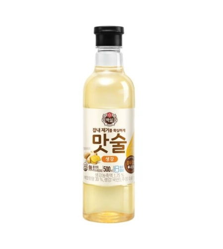 BEKSUL COOKING WINE[GINGER] 500ML - רוטב לבישול יין וג'ינג'ר 500 מ