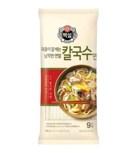 WHEAT NOODLES[KALGUKSU]900GR - אטריות חיטה קוריאניות 900 גרם