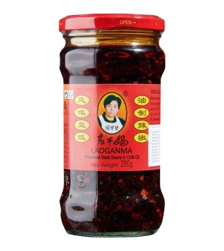 CHILI SAUCE WITH FERMENTED  SOYBEANS FOR UGANAMA 280GR - רוטב צ'ילי  עם פולי סויה מתוססים לאוגנמה 280 גרם