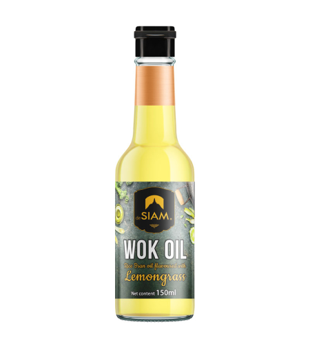 WOK OIL LEMONGRASS 150ML - שמן למון גרס לבישול בווק 150 מ