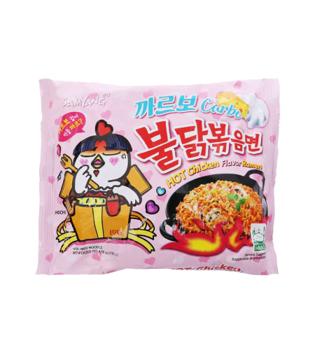 CARBONARA RAMEN 130GR - אטריות להכנה מהירה בטעם עוף חריף קארבו 130 גרם