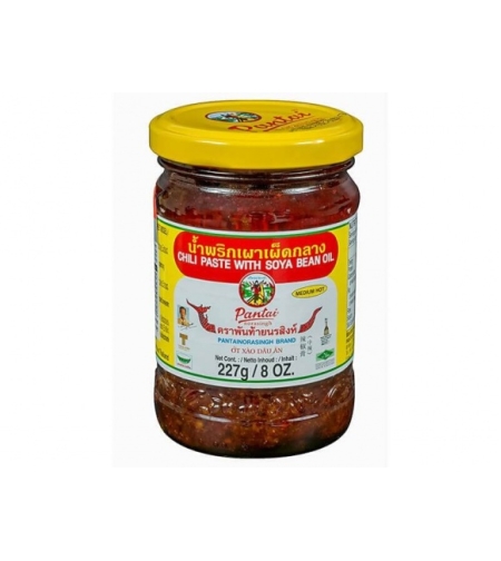 CHILLI PASTE IN OIL[MEDIUM HOT] 227GR - ממרחצ'ילי שמן סויה 227 גרם