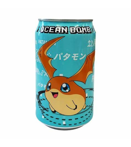 OCEAN BOMB SPARKLING WATER LEMON FLAVOR 330ML - משקה מוגז בטעם לימון 330 מ