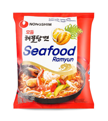 SEAFOOD RAMYUN 125GR - מרק ראמן בטעם פירות ים 125 גרם