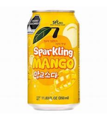 SFC MANGO FLAVOR SODA 350ML - משקה מוגז בטעם מנגו 350 מ