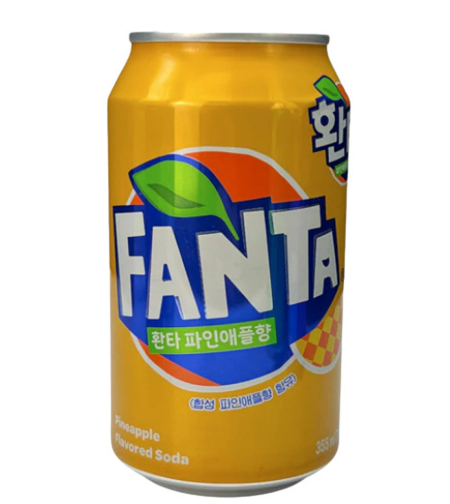 FANTA PINEAPPLE FIAVOR 335ML - משקה מוגז בטעם אננס 335 מ