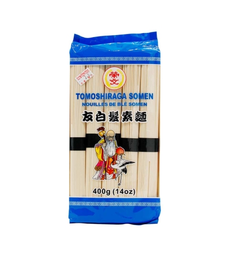 TOMOSHIRAGA SOMEN 400GR - אטריות חיטה 400 גרם