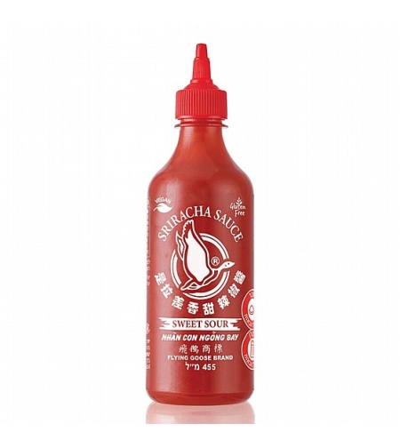 SRIRACHA SAUCE SWEET SOUR 455ML - רוטב סריראצ'ה חמוץ מתוק 455 מ
