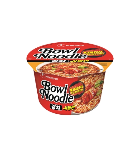 BOWL NOODLE KIMCHI FLAVOR 100GR - נודלס להכנה מהירה בטעם קימצ'י 100 גרם