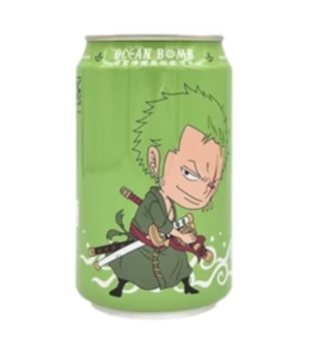 OCEAN BOMB SPARKLING WATER HONEY LEMON  FLAVOR 330ML - משקה מוגז בטעם דבש ולימון 330 מ