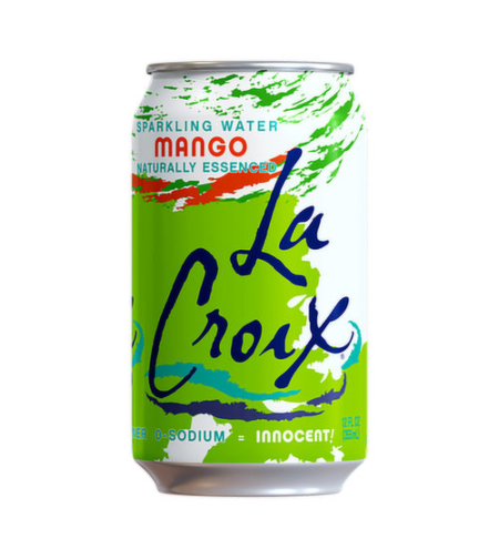 SPARKLING WATER MANGO 355ML - מים מוגזים בטעם מנגו 355מ