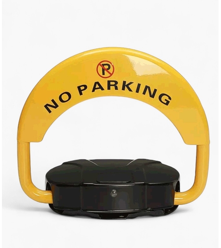 מחסום חניה סולארי עם שלט