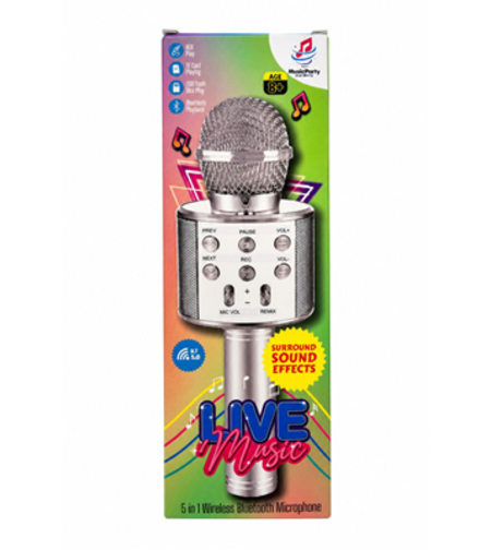 מיקרופון קריוקי אלחוטי Live Music