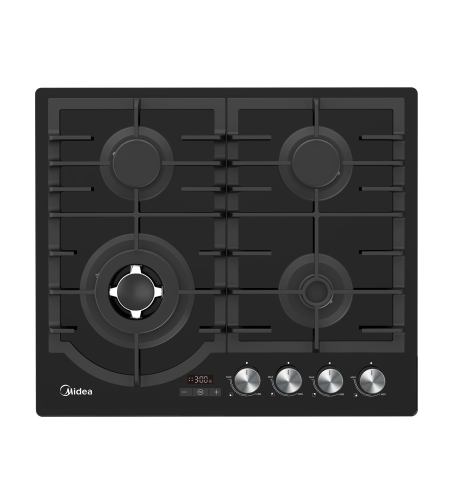 כיריים גז 4 להבות עם טיימר דיגיטלי MIDEA דגם 60GH0 מידאה Midea