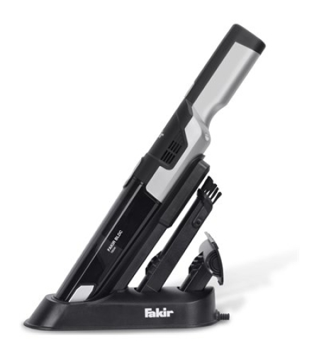 שואב אבק ידני נטען עם תחנת עגינה AS 1110- BLACK פאקיר FAKIR
