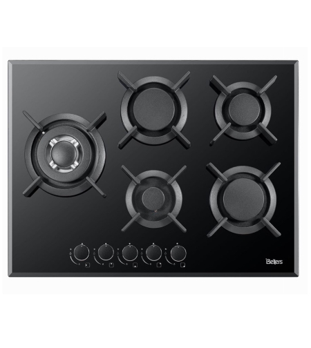 כיריים גז 5 להבות דגם BL70SBG בלרס Bellers