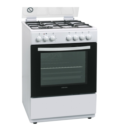 תנור משולב כיריים גז דגם LCV60W לקאזה LACASA