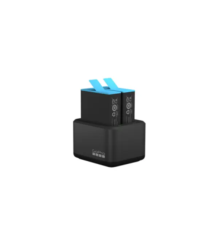 מטען כפול + סוללה למצלמות HERO9/10/11/12 Black גו פרו GoPro