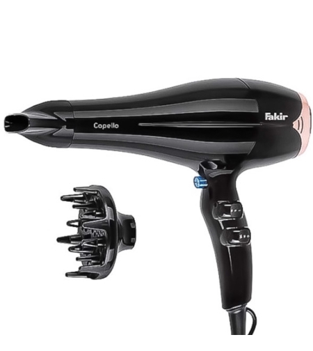 מייבש שיער מקצועי דגם CAPELLO BLACK פאקיר FAKIR