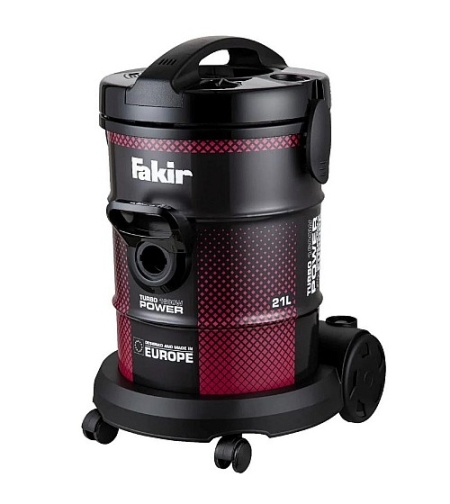 שואב אבק יבש 21 ליטר כולל מפוח דגם 21L -DARK RED פאקיר FAKIR