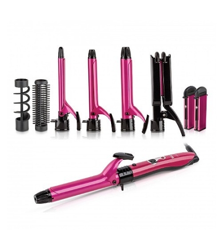סט עיצוב וטיפוח יוקרתי לשיער דגם PIXIE PINK פאקיר FAKIR