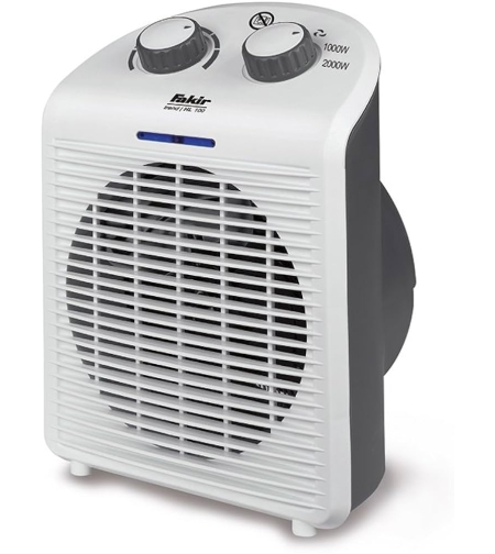 מפזר חום לבית ולחדרי אמבטיה דגם FAN HEATER HL 100 WHITE פאקיר FAKIR