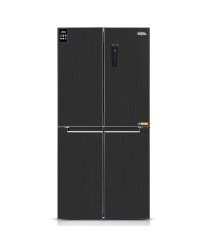 מקרר 4 דלתות נירוסטה מושחרת GE630EIX