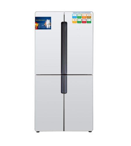 מקרר 4 דלתות דגם ND-890GLASSW נורמנדי Normande