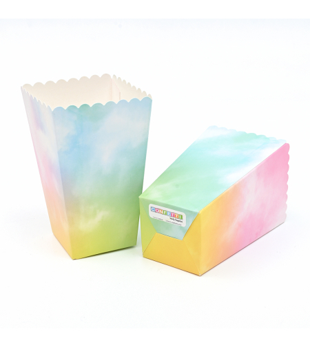 Tie Dye Popcorn Box 6pcs