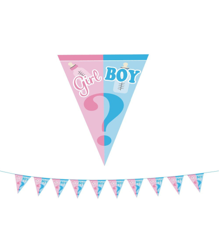 Boy or girl flag banner - 3m