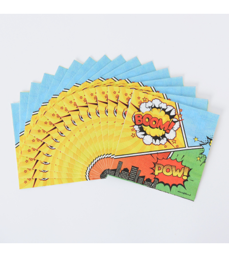 Comics Hero Napkins 16pcs