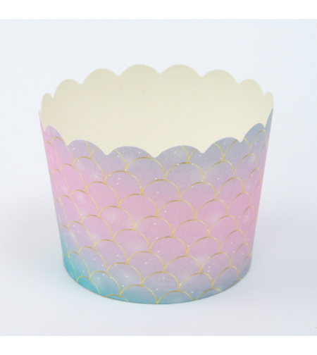 Mermaid Muffin Cups 50pcs