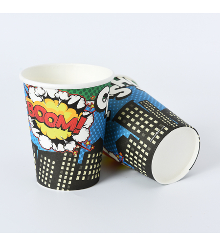 Comics Hero Cups 8pcs
