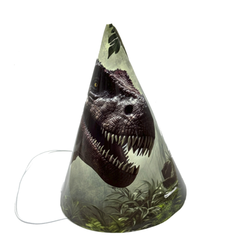Paper hat - dinosaur, 6 units
