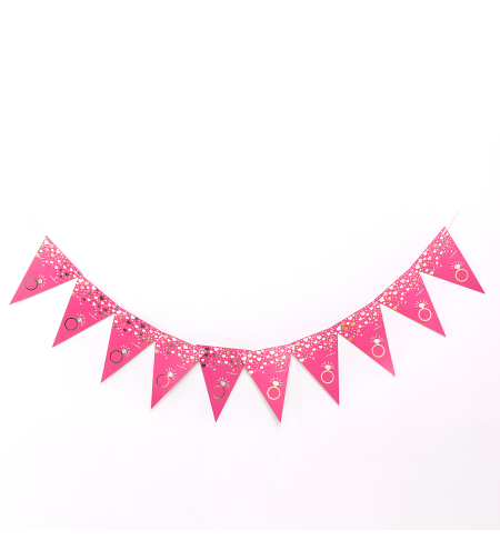 Bride flag banner -ring, 3m