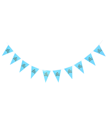 Happy Birthday Blue Banner 3m