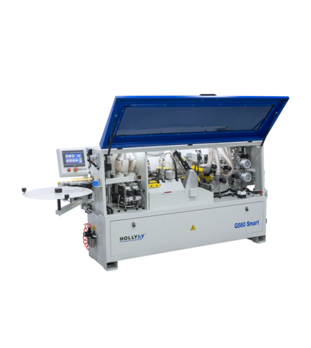 HOLLY- G560 SMART מכונת קנטים תעשייתית, כולל כרסום מקדים וציקלינות לגימור מושלם