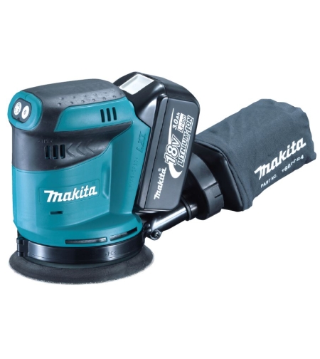 מלטשת אקצנטרית DBO180 18V מתוצרת Makita